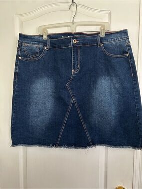 Inherit Medium Wash 'Riley' Jean Skirt Tag - Size 22